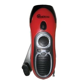 Wind 'N Go BriteLight (Flashlight, Radio, Cell Phone Charger) by Wind N Go