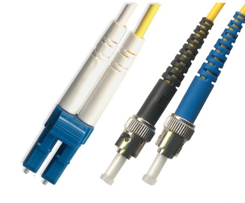 10M Singlemode Duplex Fiber Optic Cable (9/125) - LC to ST