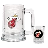 NBA Miami Heat Boilermaker Set - Primary Logo