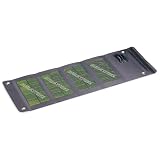 Brunton SOLARIS 6 CIGS USB Foldable Solar Panel (Black/Silver, 5 Volt)