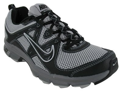 Nike Men s NIKE AIR ALVORD 9 RUNNING SHOES 8 BLACK BLACK CL GREY METALLIC SILVER
