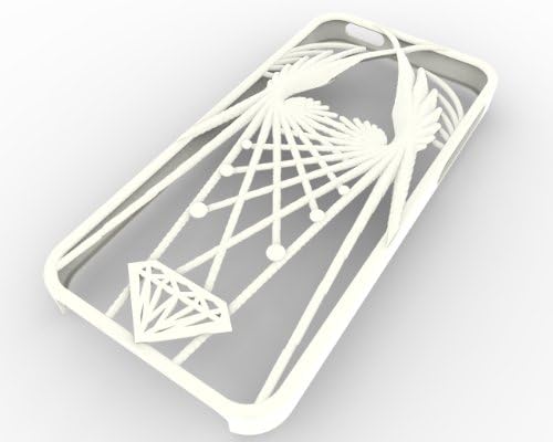 3D Printed Wings iPhone 5 Case, White
