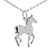 Sterling Silver Horse Necklace