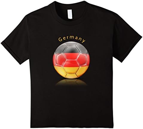 Kids World Soccer Balls-Germany 6 Black