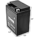 KMG YTX14AHL-BS Sealed Maintenance Free 12V Battery High Performance SMF OEM Replacement Powersport Motorcycle ATV Scooter Snowmobile Watercraft
