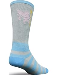 SockGuy Crew 8in LAX Griffen Lightweight Lacrosse Socks (LAX Griffin Grey - S/M)