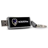 Centon Baltimore Ravens Edition NFL DataStick Keychain V2 4 GB USB 2.0 Flash Drive
