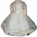 New Tulle Flower Petal Dress Flower Girl Pageant (4 Colors Available) 6M to 24M