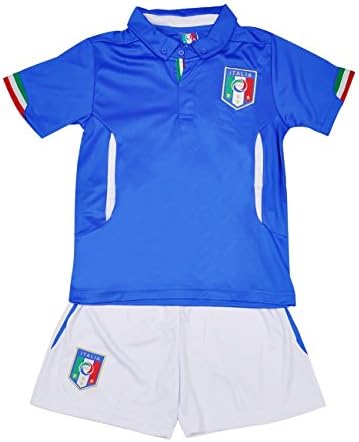 Little Hand Kids Italy Home World Cup Football Shirt Jersey & Shorts Set 4-13Y