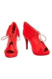 Red Rhinestone Booties Ten Thirty One 4