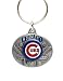 Pewter MLB Team Design Key Ring - Chicago Cubs
