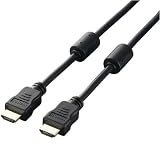 ELECOM HDMI�P�[�u�� �t�F���C�g�R�A 1.0m �u���b�N DH-HD13AN10BK
