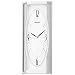Seiko Wall Clock - Silver Rectangular Case - Quiet Sweep Second Hand