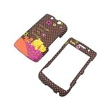 Disney© Licensed Pooh Shield Protector Hard Case Cover for BlackBerry Storm 2 9550 9520 - Black / White