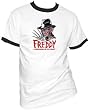 Nightmare On Elm Street Drawn Ringer Mens T-shirt