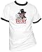 Nightmare On Elm Street Drawn Ringer Mens T-shirt