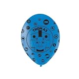Thomas The Tank Engine All Over Print Blue Latex Balloons (6 Pack)