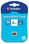 Verbatim 4 gb micro sd card