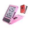 Duragadget Genuine Leather Case & Cover With Stand for Kindle 3 - Pink