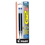 77289, Pilot G2 Bold 1.0mm, Black Refill, Pack of 2