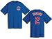 Ryan Theriot Chicago Cubs 2-Sided MLB Short Sleeve Tee Shirt By Majestic (L=44)
