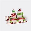 Department 56 Gumdrop Smowman Salt and Pepper Set