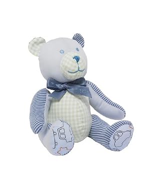 It's a boy Green Car Blue plush bear
