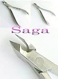 Stainless Steel Cuticle Nipper Cutter Nail Art Manicure Pedicure Clipper 3 Pack