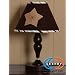 GEENNY Lamp Shade For Brown Blue Star & Moon CRIB BEDDING SET