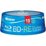 Memorex 97855 Blu-Ray Discs (2X Rewriteable Bd-Re; 15-Ct Spindle) (Cd Accessories/Storage / Blu-Ray Bd-R/Bd-Re)