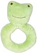 green sprouts by i play Organic Velour Ring Rattle - Frog