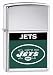 Sporting Goods : New York Jets NFL Brushed Chrome Lighter by Zippo
