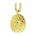Sk Egypt Gods Diamond Cut Gold Tone Charm 20 Steel Necklace