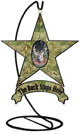 The Craft Room 30057 Freeform Designs Buck Mini Star 6-Inch by 5-Inch Resin Star with Banner