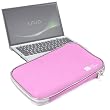 Duragadget pink/rosa Laptoptasche f�r Sony Vaio 13,1 - 13,3 Zoll VPC Serie (S / Y und Z Serie)