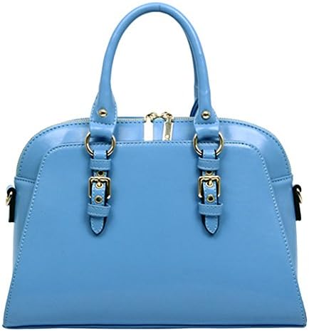 VonFon Bag Work Place Simple Sweet Lady Shoulder Handbags Blue