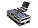 Odyssey FZGSBM10W Flight Zone Glide Style Ata Dj Coffin With Wheels For A 10 Mixer And Two Turntable