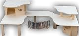 Elmato 10989 Fitnessparcour-Elmi, f�r alle Nager, unbehand. Holz