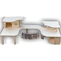 Elmato 10989 Fitnessparcour-Elmi, f�r alle Nager, unbehand. Holz
