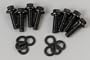 ARP 1007507 Hex Style Valve Cover Bolts, Chrome Moly Steel With Black Oxide Finish, Package Of 8, For Select Cast Aluminum Covers