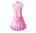 WASKY Hot Lovely Cheap Funny Aprons Pink Girls Women Cupcake Shop Fashion Flirty Apron with Pocket