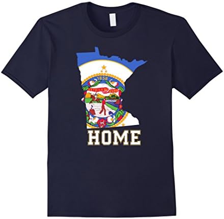 Men's Minnesota Home State Pride T-Shirt Medium Navy