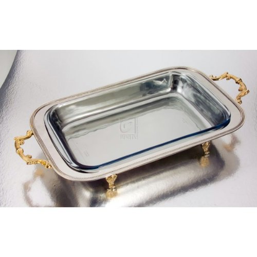 BEADED EDGE 3 QT OBLONG BAKER