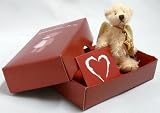 Image of Angel Teddy Bear Gift Package With Free Red Gift Card (Heart) - Teddy Delivery