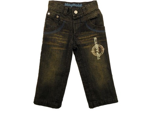 Playmobil Jungen Jeanshose/ Lang 52560101, Gr. 104, Schwarz (6505 blackdenim/washed) Preisvergleich