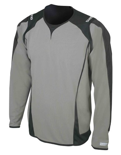 Shimano Herren All-Mountain MTB Langarmtrikot, titan/schwarz, XL, CW9M604367 Preisvergleich