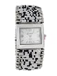 Versales Women's Safety Pin elastic Band Watch