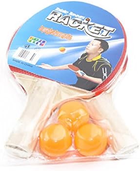 EverEasy Table Tennis Exercise Pingpong Racket Kit with 3 Balls
