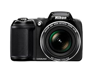 Nikon Coolpix L340 Digital Camera, Black