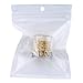 BEADNOVA 5mm Gold Plated Open Jump Rings with Plastic Acrylic Jar Container for Jewelry Making (500pcs)